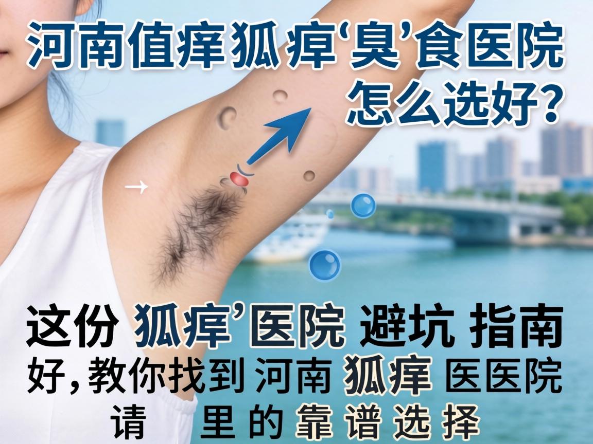 河南狐臭医院怎么选？这份狐臭医院避坑指南请收好，教你找到河南狐臭医院里的靠谱选择