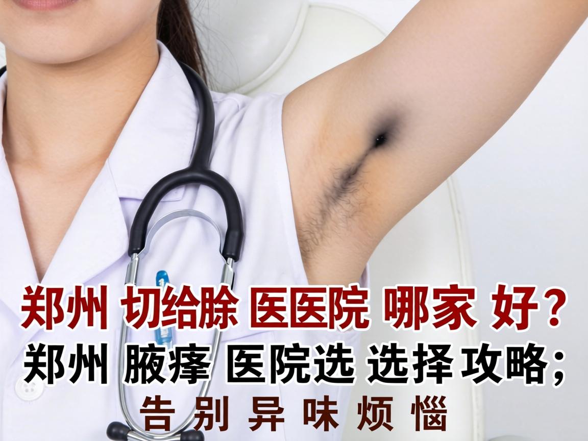 郑州切除腋臭医院哪家好？郑州腋臭医院选择攻略，告别异味烦恼