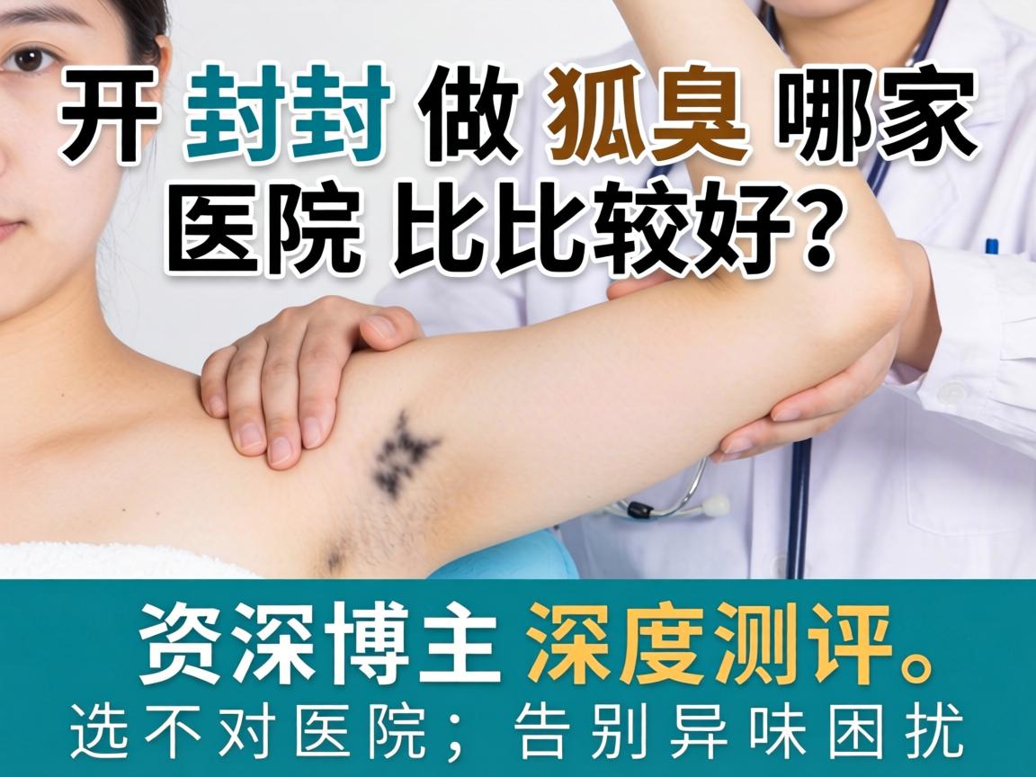 开封做狐臭哪家医院比较好？资深博主深度测评，选对医院，告别异味困扰