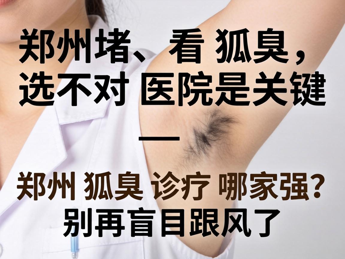 郑州看狐臭，选对医院是关键—郑州狐臭诊疗哪家强？别再盲目跟风了