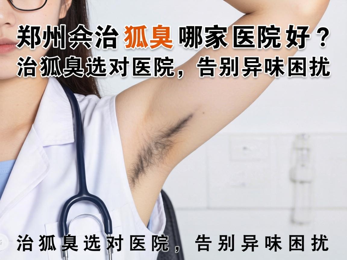 郑州治狐臭哪家医院好？治狐臭选对医院，告别异味困扰