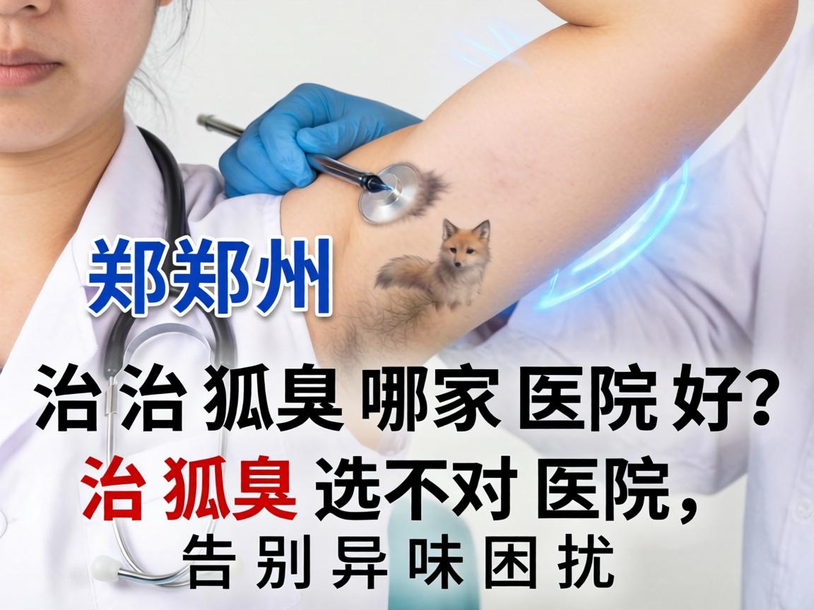 郑州治狐臭哪家医院好？治狐臭选对医院，告别异味困扰