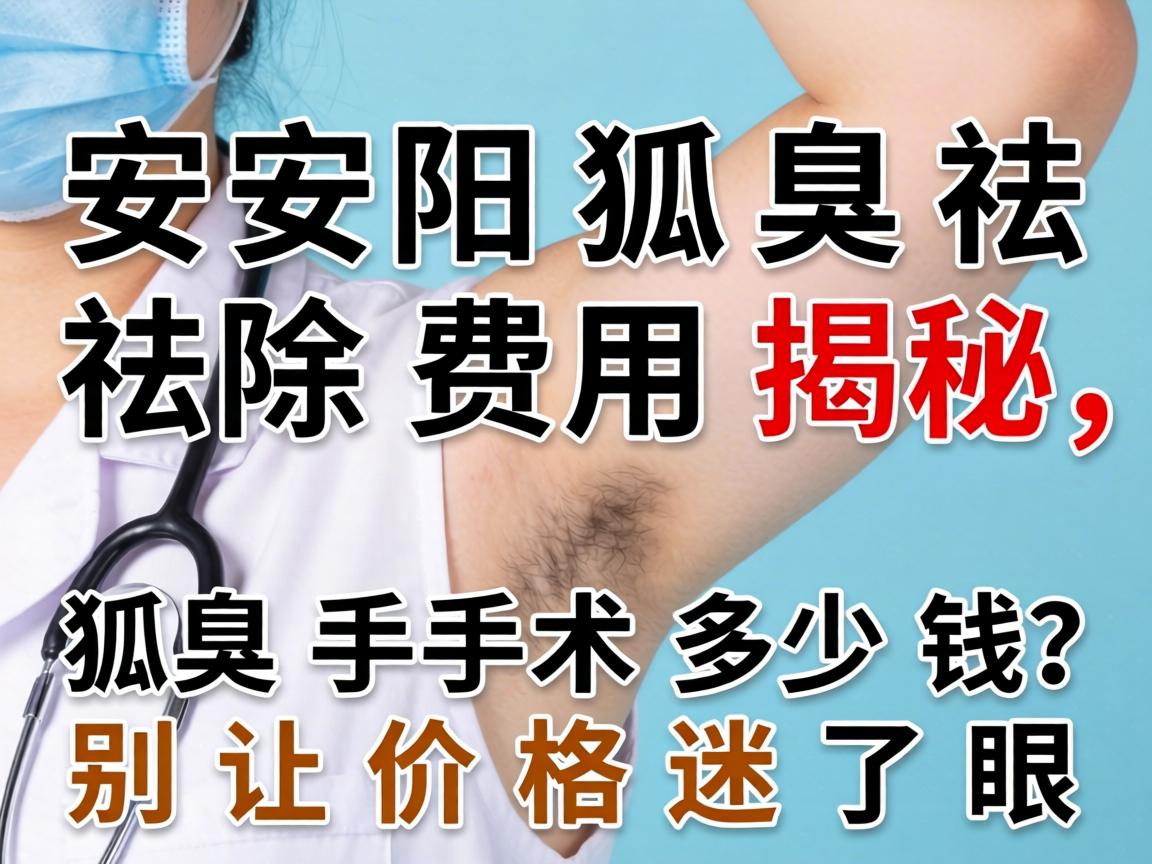 安阳狐臭祛除费用揭秘，狐臭手术多少钱？别让价格迷了眼