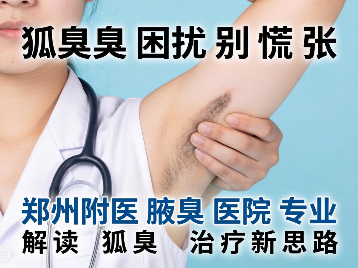 狐臭困扰别慌张，郑州附医腋臭医院专业解读狐臭治疗新思路