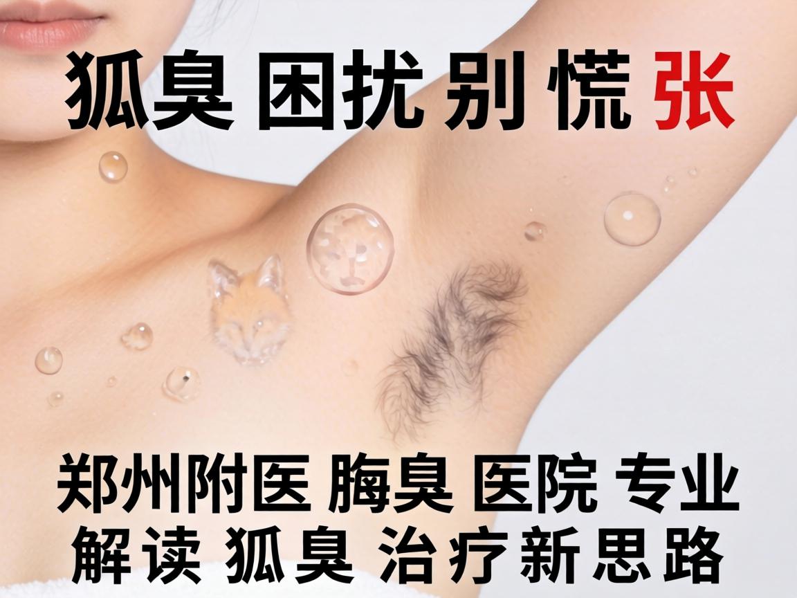 狐臭困扰别慌张，郑州附医腋臭医院专业解读狐臭治疗新思路