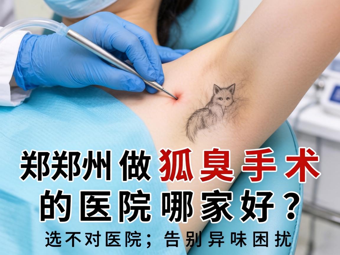 郑州做狐臭手术的医院哪家好?选对医院,告别异味困扰 郑州做狐臭手术的医院哪家好?选对医院,告别异味困扰