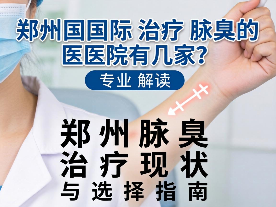 郑州国际治疗腋臭的医院有几家？专业解读郑州腋臭治疗现状与选择指南