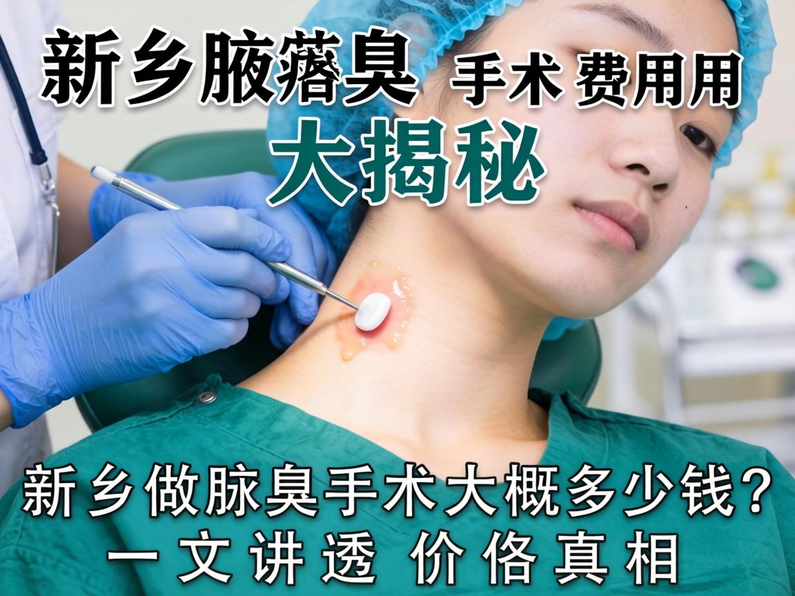 新乡腋臭手术费用大揭秘,在新乡做腋臭手术大概多少钱?一文讲透价格真相 新乡腋臭手术费用大揭秘,在新乡做腋臭手术大概多少钱?一文讲透价格真相