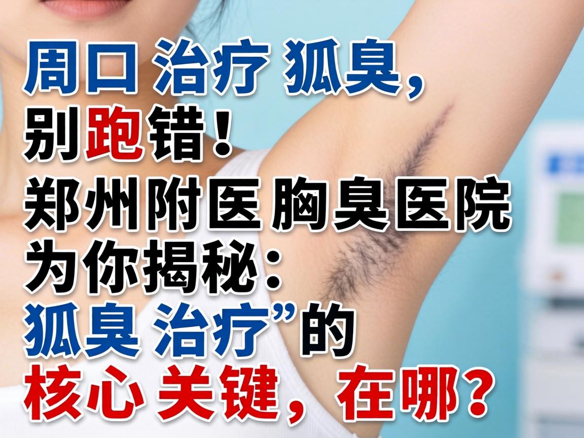 周口治疗狐臭,别跑错!郑州附医腋臭医院为你揭秘,狐臭治疗的核心关键在哪? 周口治疗狐臭,别跑错!郑州附医腋臭医院为你揭秘,狐臭治疗的核心关键在哪?