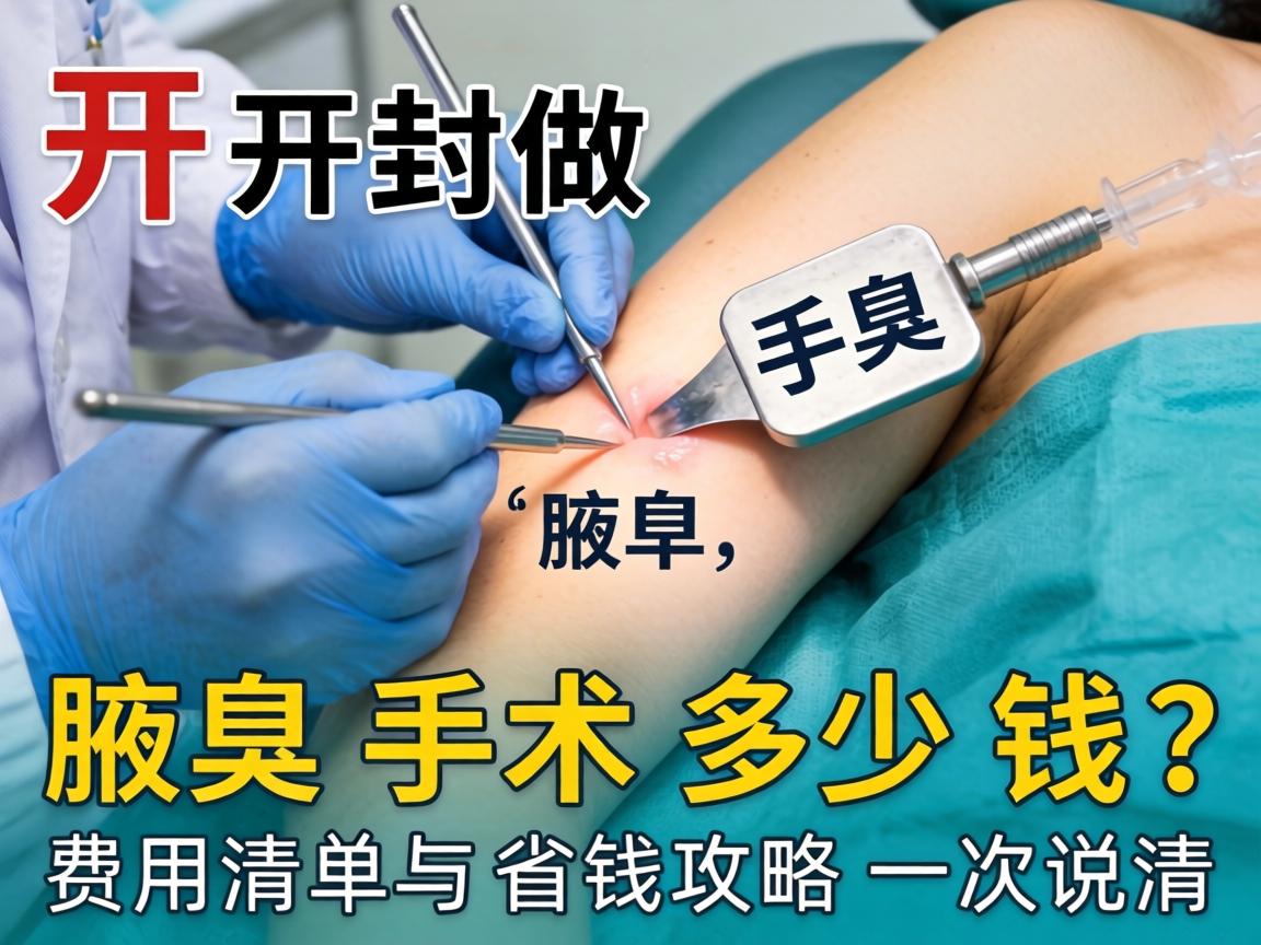 开封做腋臭手术多少钱?费用清单与省钱攻略一次说清 开封做腋臭手术多少钱?费用清单与省钱攻略一次说清