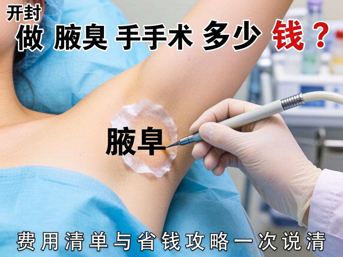 开封做腋臭手术多少钱?费用清单与省钱攻略一次说清 开封做腋臭手术多少钱?费用清单与省钱攻略一次说清