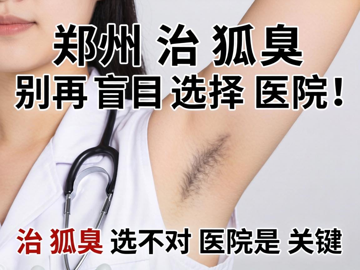 郑州治狐臭，别再盲目选择医院！治狐臭选对医院是关键