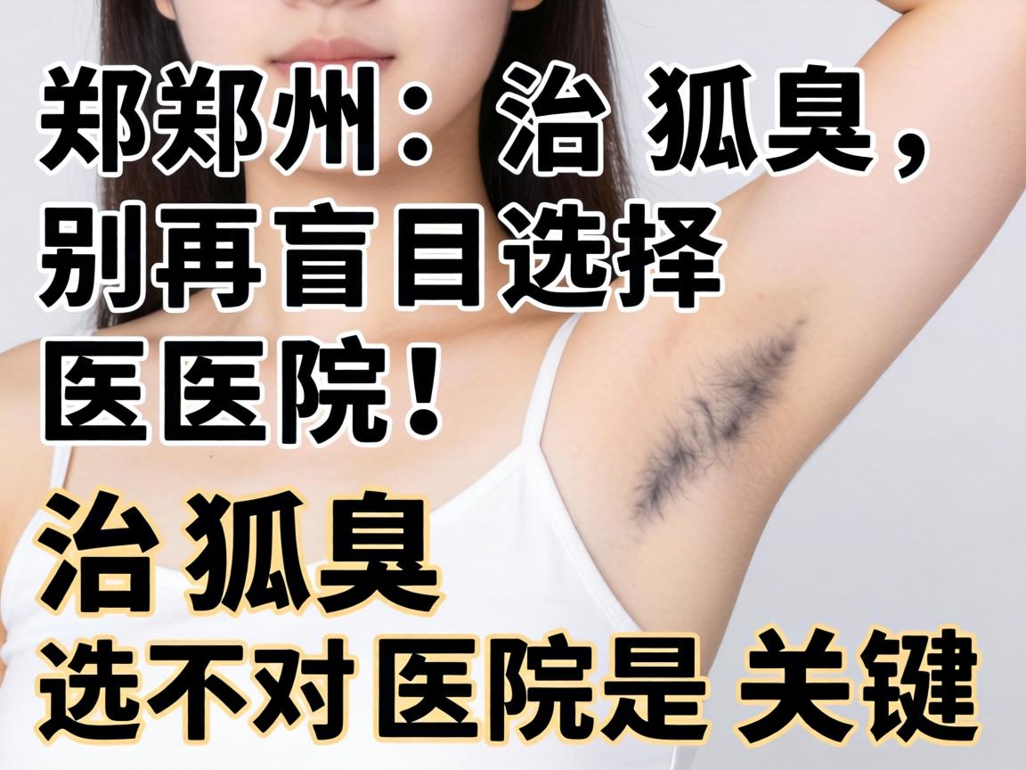 郑州治狐臭，别再盲目选择医院！治狐臭选对医院是关键