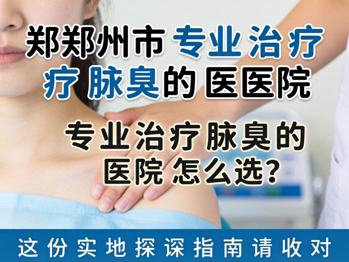 郑州市专业治疗腋臭的医院，专业治疗腋臭的医院怎么选？这份实地探访指南请收好