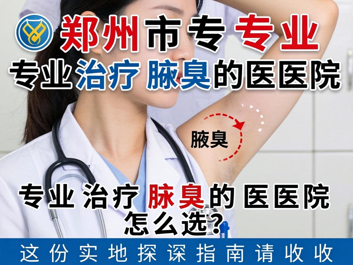 郑州市专业治疗腋臭的医院，专业治疗腋臭的医院怎么选？这份实地探访指南请收好