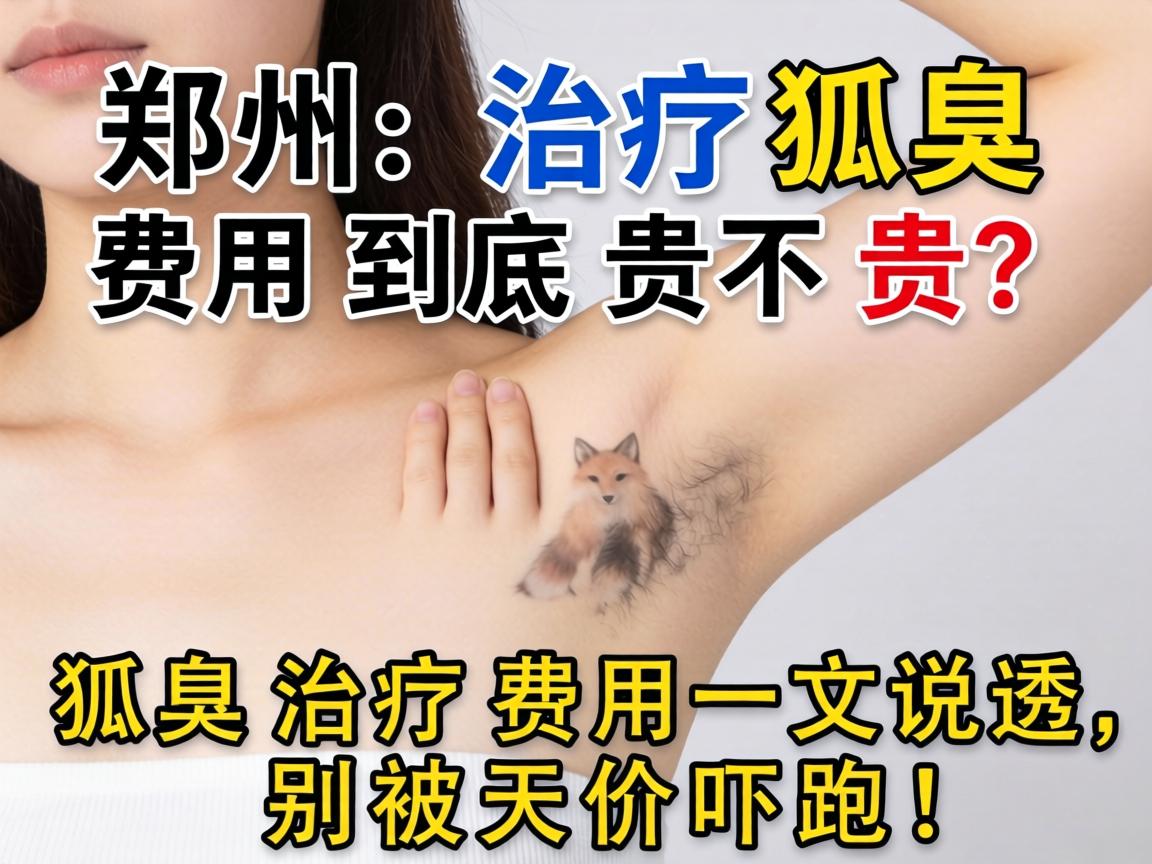 郑州治疗狐臭费用到底贵不贵？狐臭治疗费用一文说透，别被天价吓跑！
