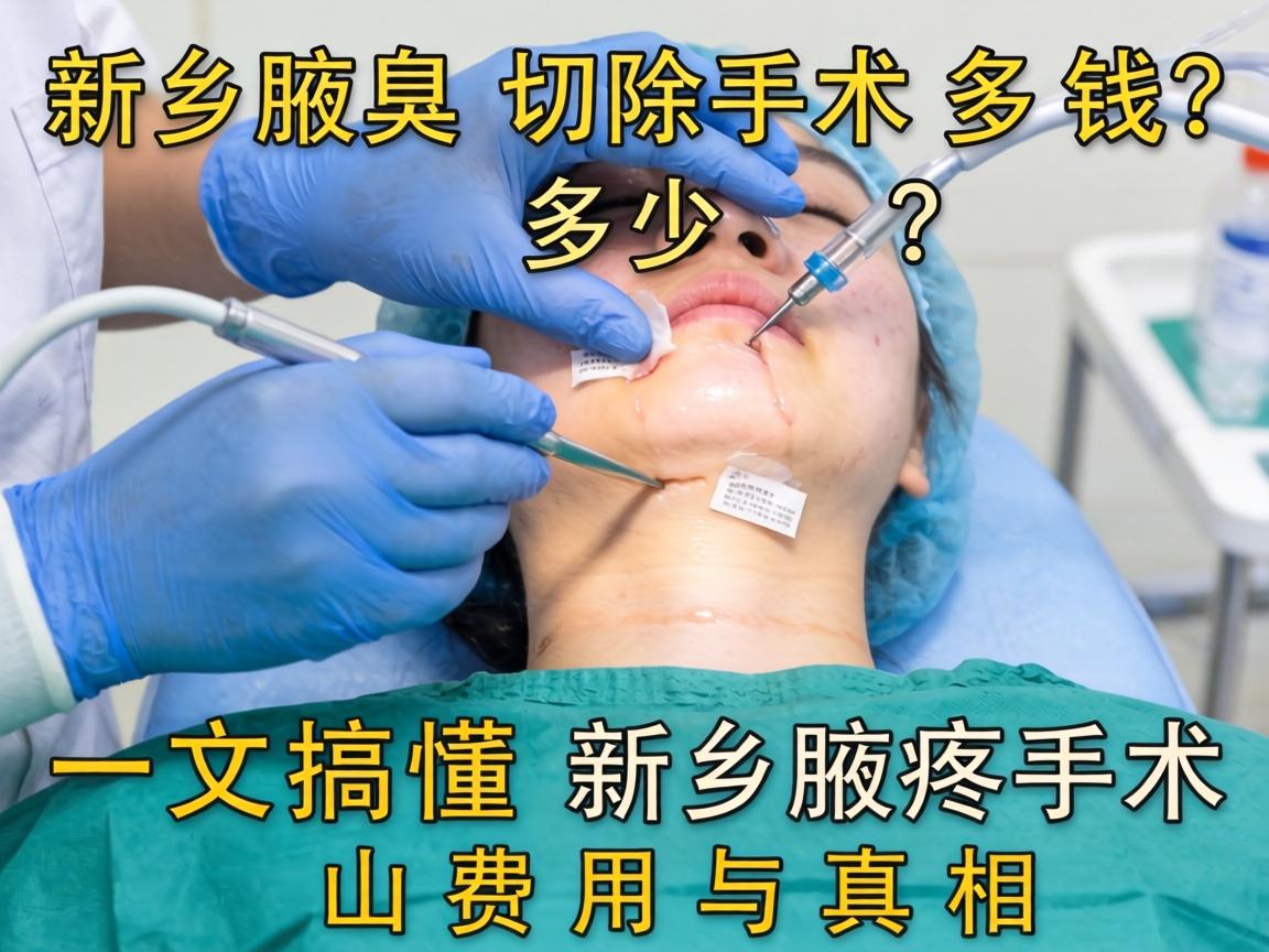 新乡腋臭切除手术多少钱？一文搞懂新乡腋臭手术费用与真相
