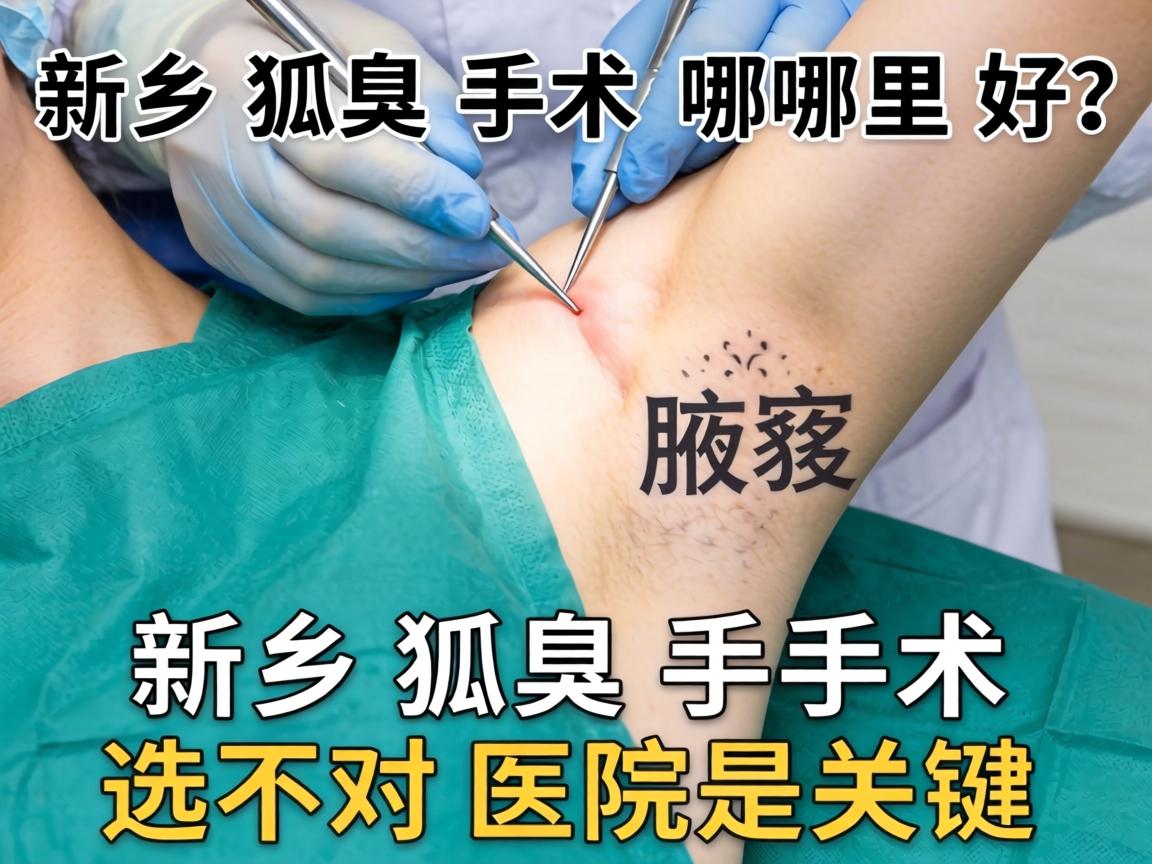 新乡狐臭手术哪里好？新乡狐臭手术选对医院是关键