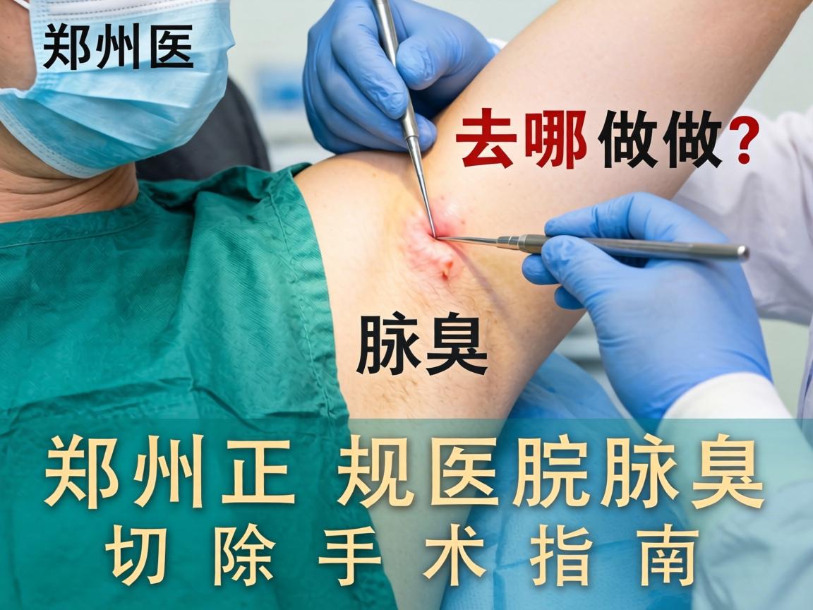 郑州腋臭手术去哪做？郑州正规医院腋臭切除手术指南
