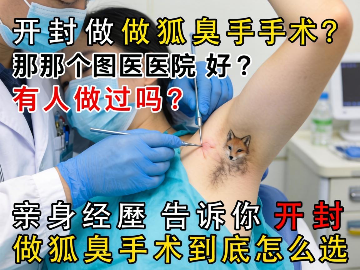 开封做狐臭手术那个医院好？有人做过吗？亲身经历告诉你开封做狐臭手术到底怎么选