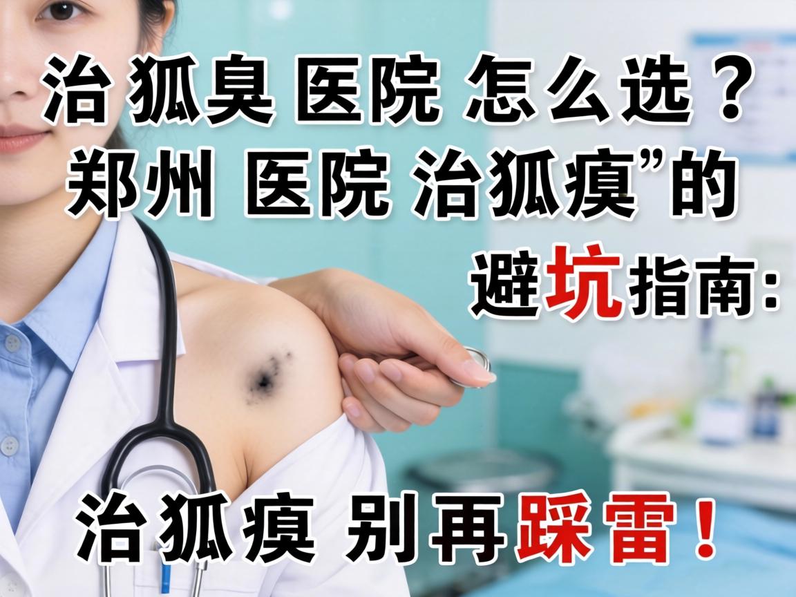 治狐臭医院怎么选？郑州医院治狐臭的避坑指南，治狐臭别再踩雷！