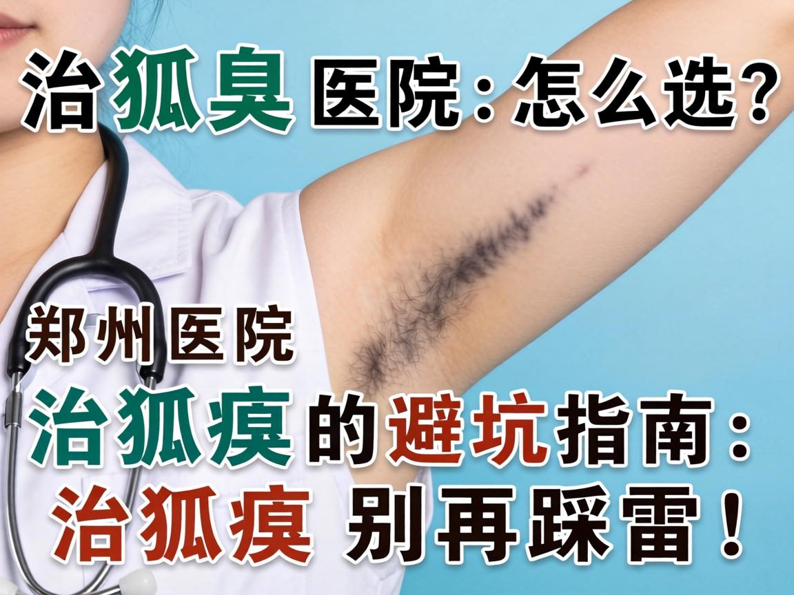 治狐臭医院怎么选？郑州医院治狐臭的避坑指南，治狐臭别再踩雷！