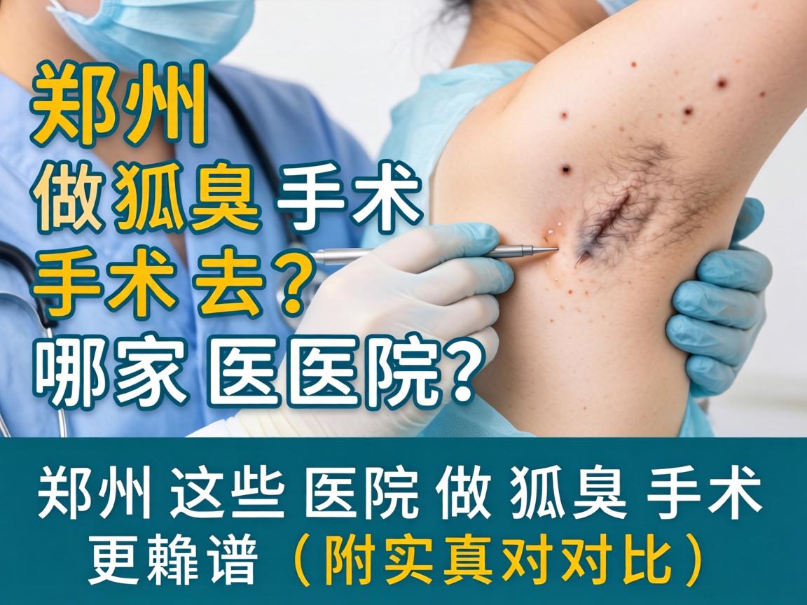 郑州做狐臭手术去哪家医院？郑州这些医院做狐臭手术更靠谱（附真实对比）