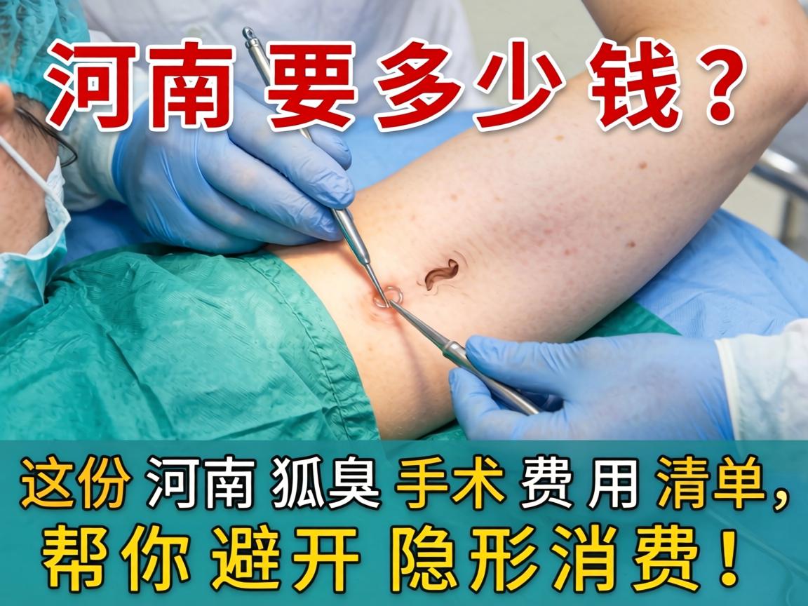 河南狐臭手术要多少钱？这份河南狐臭手术费用清单，帮你避开隐形消费！