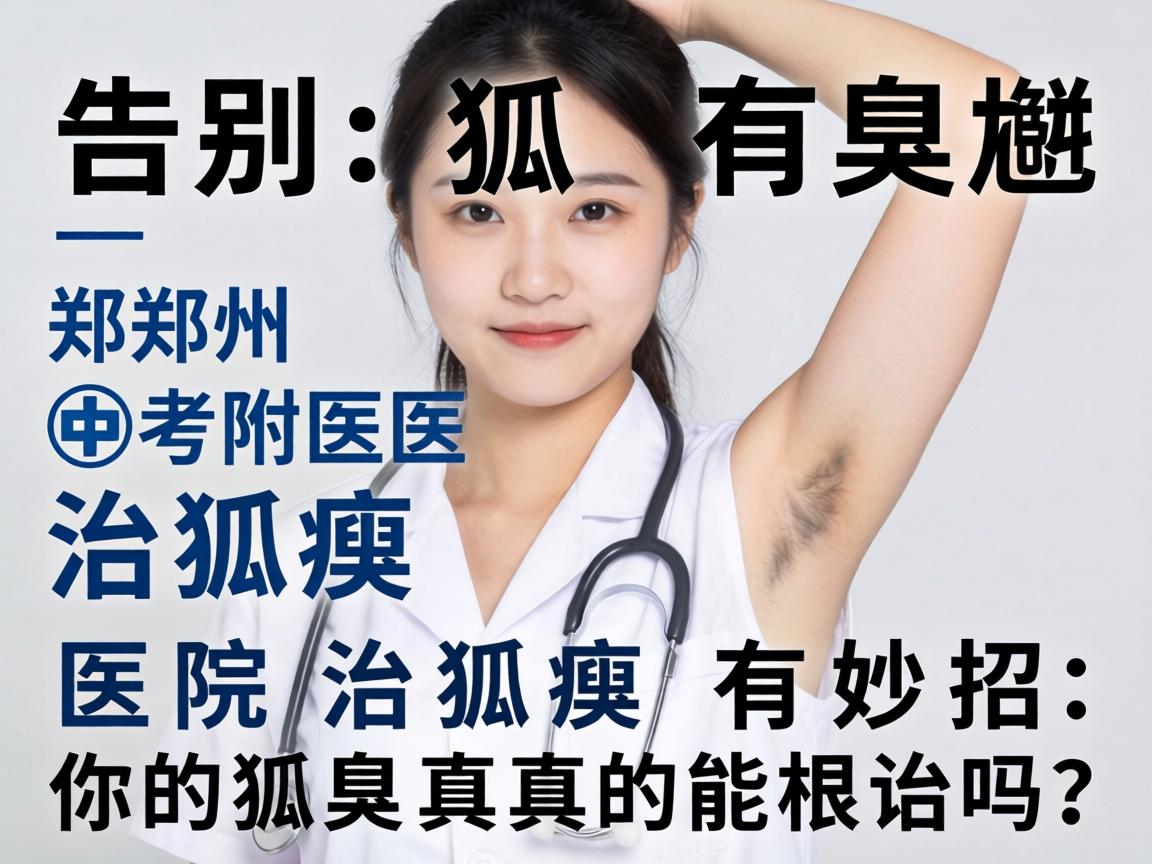 告别狐臭尴尬，郑州附医医院治狐臭有妙招，你的狐臭真的能根治吗？