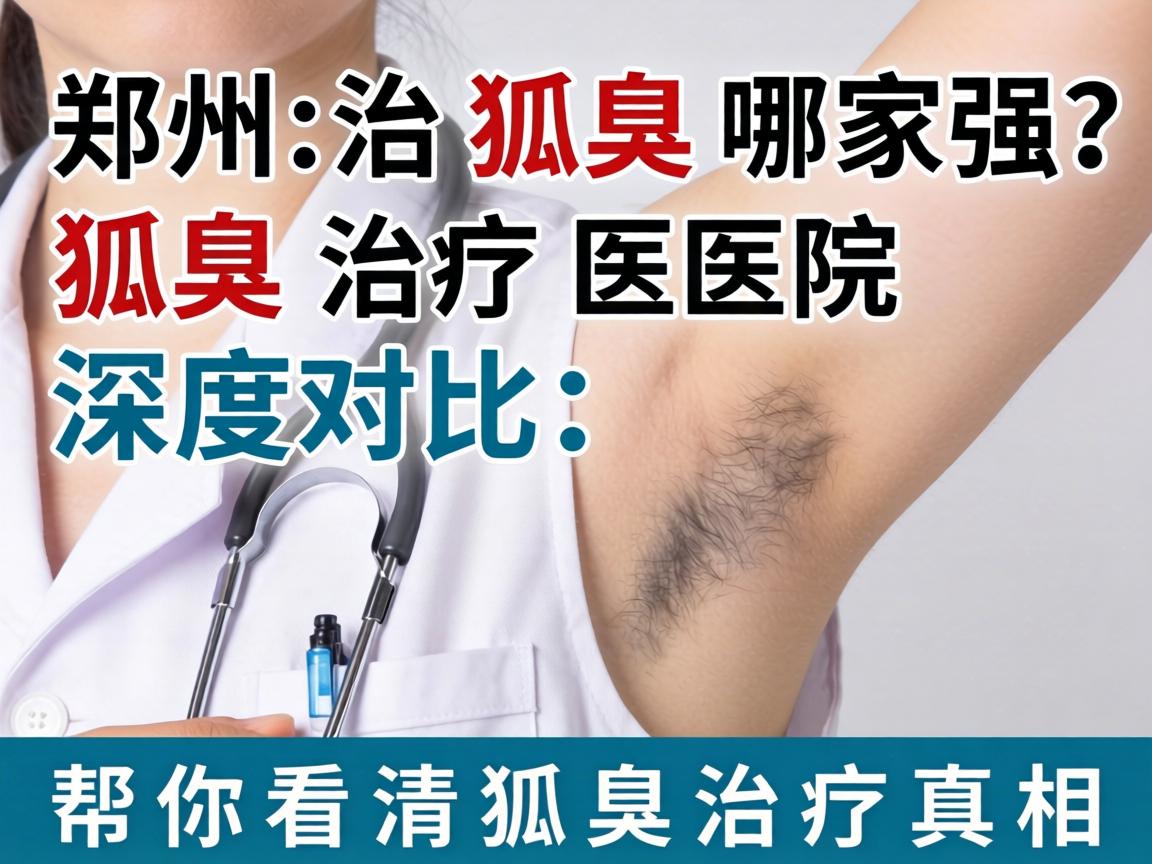 郑州治狐臭哪家强？狐臭治疗医院深度对比，帮你看清狐臭治疗真相