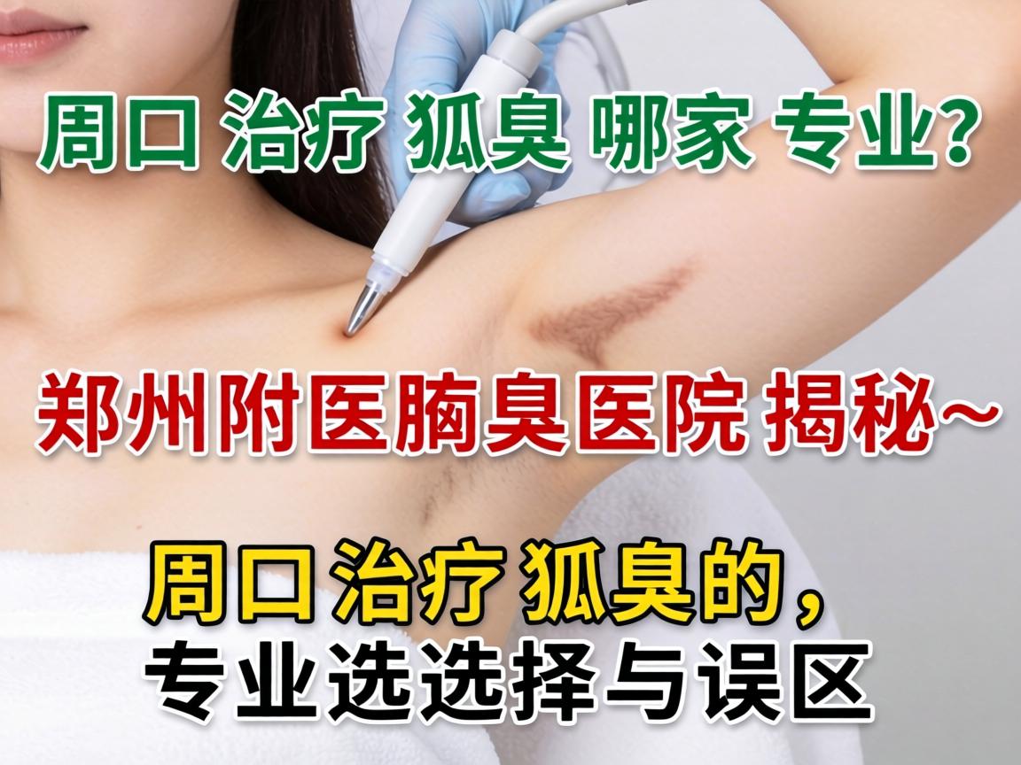 周口治疗狐臭哪家专业？郑州附医腋臭医院揭秘，周口治疗狐臭的专业选择与误区