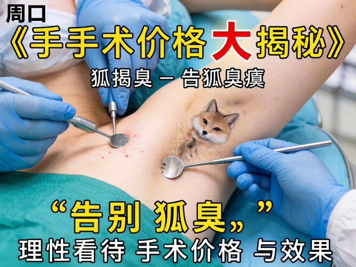 周口狐臭手术价格大揭秘，告别狐臭，理性看待手术价格与效果