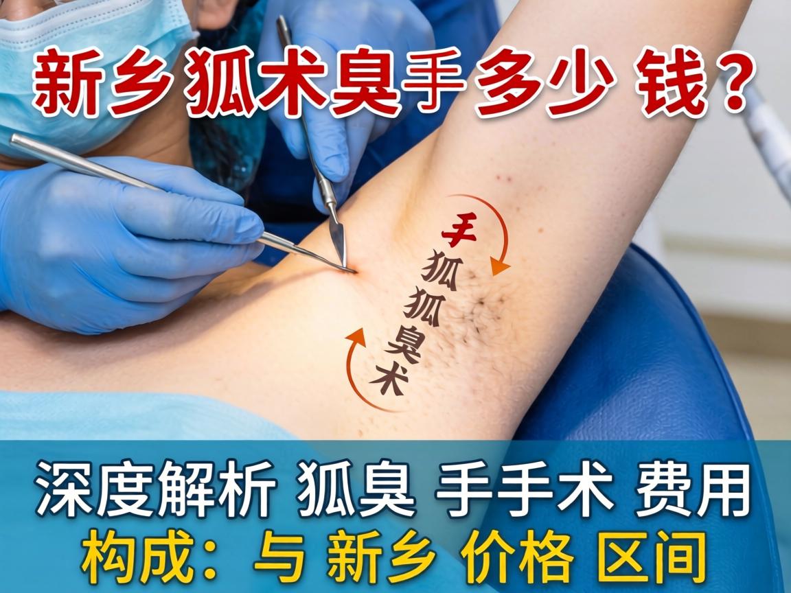 新乡狐臭手术多少钱？深度解析狐臭手术费用构成与新乡价格区间