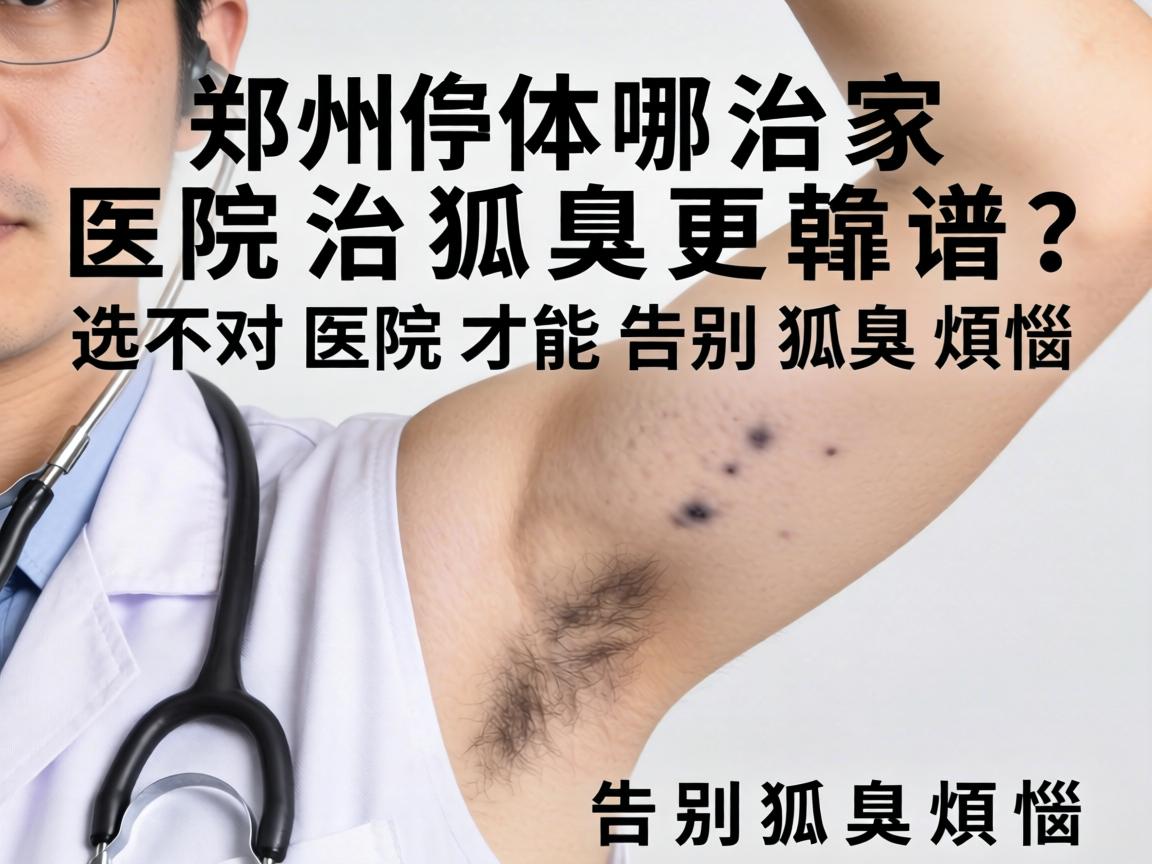 郑州哪家医院治狐臭更靠谱？选对医院才能告别狐臭烦恼