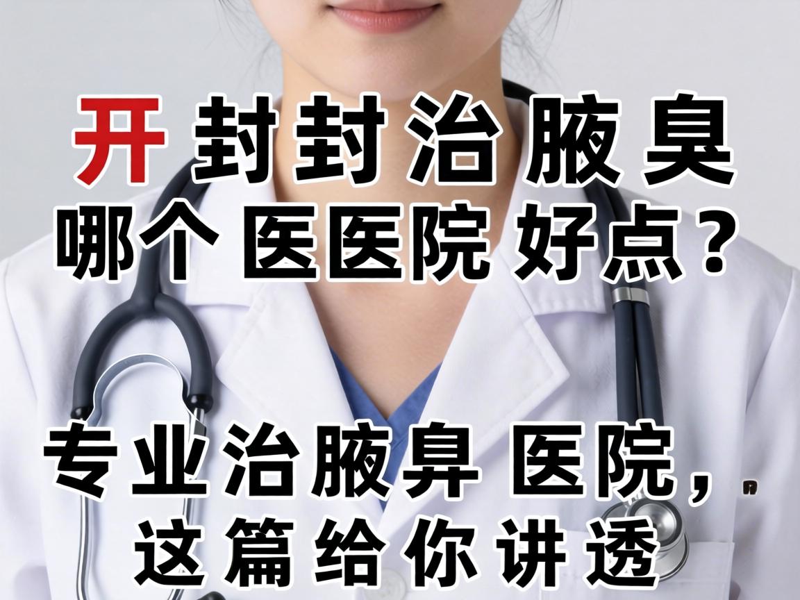 开封治腋臭哪个医院好点？专业治腋臭医院，这篇给你讲透