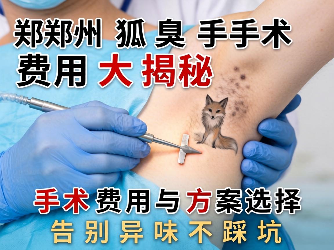 郑州狐臭手术费用大揭秘，手术费用与方案选择，告别异味不踩坑