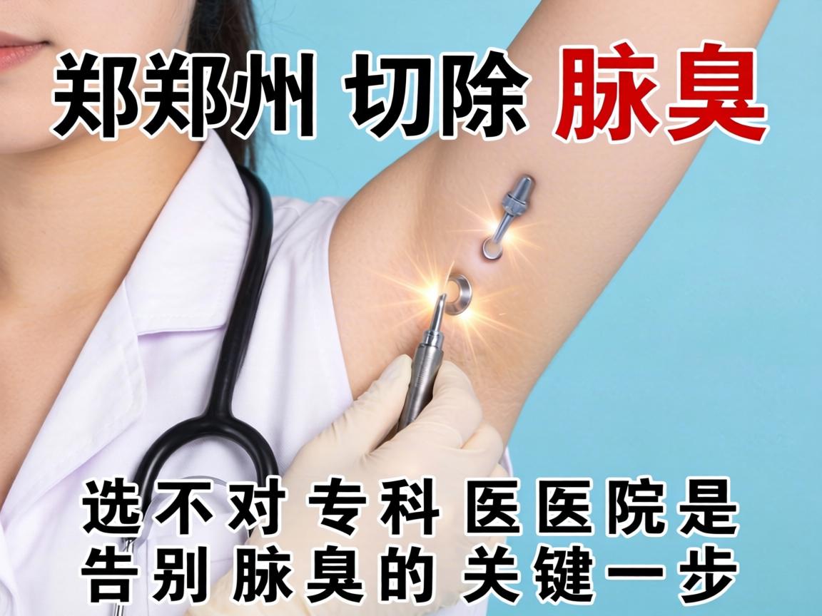 郑州切除腋臭，选对专科医院是告别腋臭的关键一步