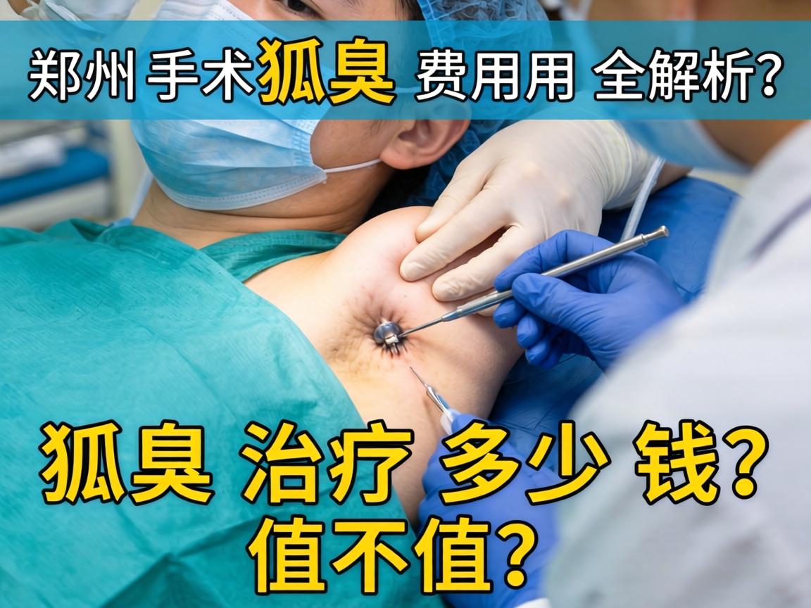 郑州狐臭手术费用全解析，狐臭治疗多少钱？值不值？