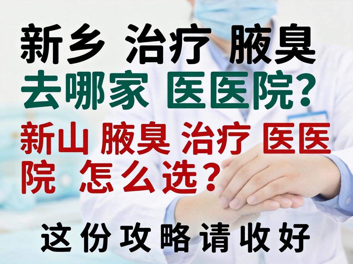 新乡治疗腋臭去哪家医院？新乡腋臭治疗医院怎么选？这份攻略请收好