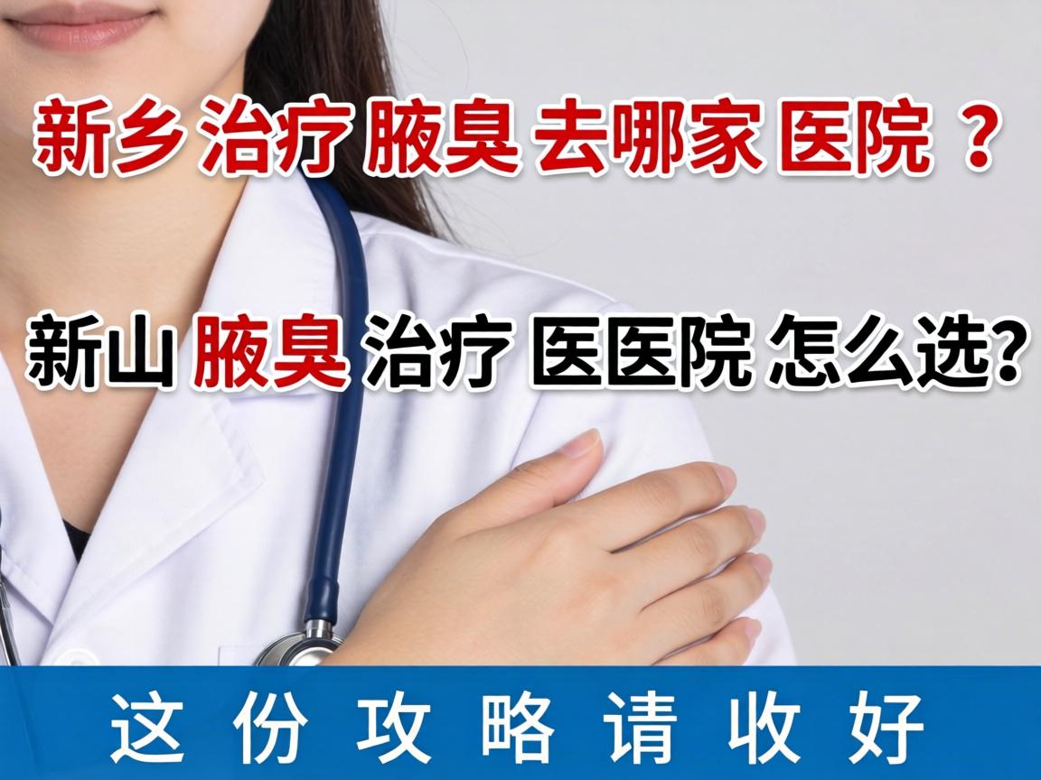 新乡治疗腋臭去哪家医院？新乡腋臭治疗医院怎么选？这份攻略请收好