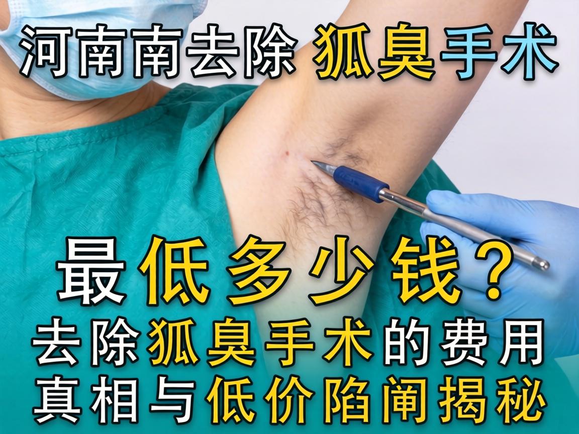 河南去除狐臭手术最低多少钱？去除狐臭手术的费用真相与低价陷阱揭秘
