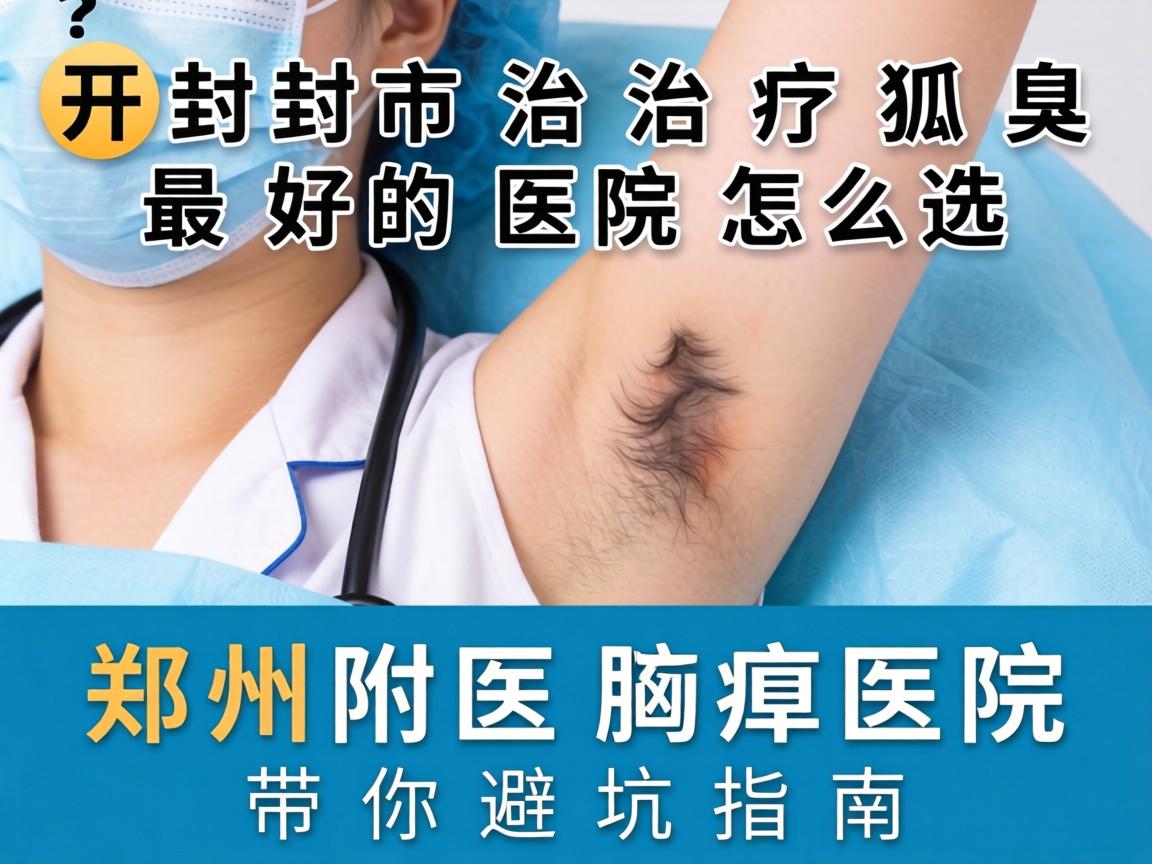 开封市治疗狐臭最好的医院怎么选？郑州附医腋臭医院带你避坑指南