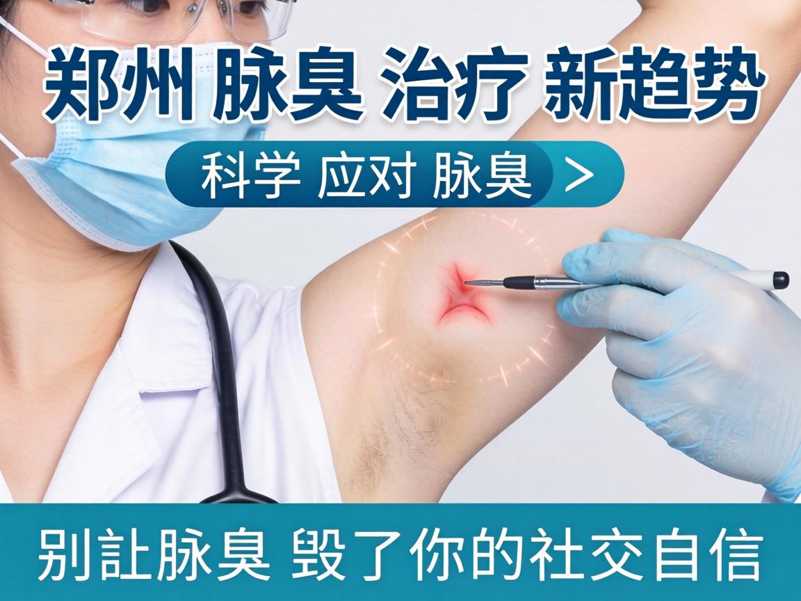 郑州腋臭治疗新趋势，科学应对腋臭，别让腋臭毁了你的社交自信