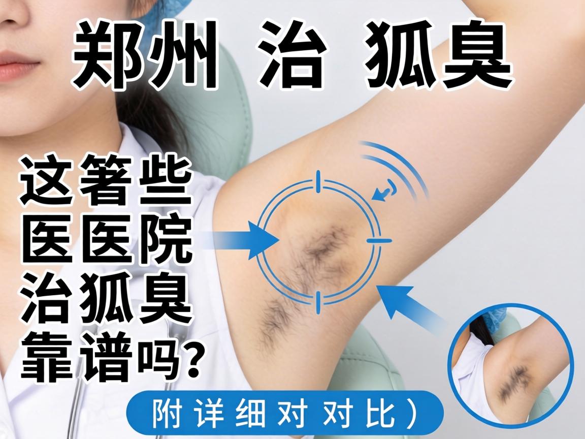 郑州治狐臭，这些医院治狐臭靠谱吗？附详细对比）