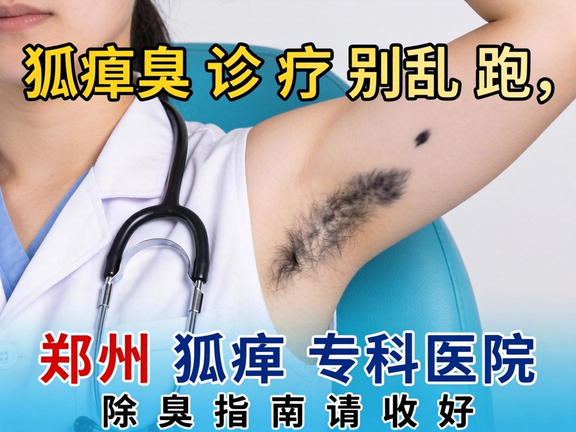 狐臭诊疗别乱跑，郑州狐臭专科医院这份除臭指南请收好