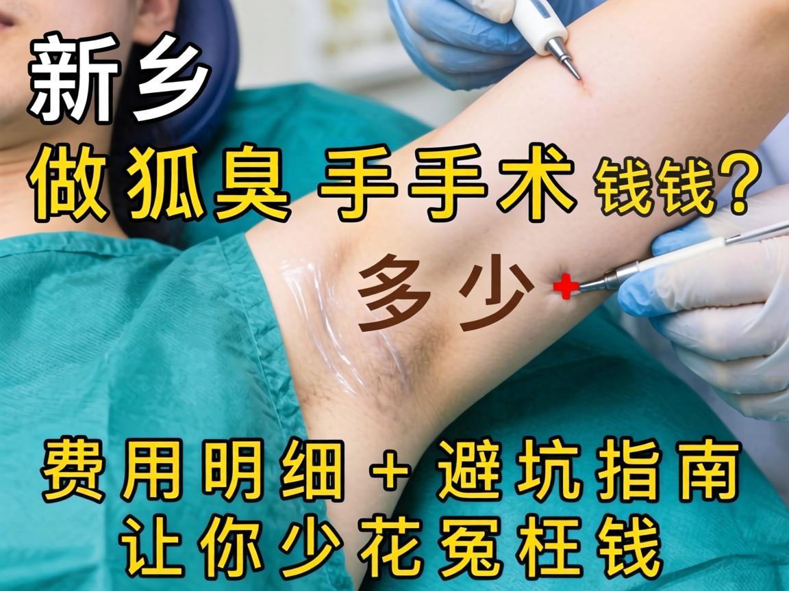新乡做狐臭手术多少钱？费用明细+避坑指南，让你少花冤枉钱