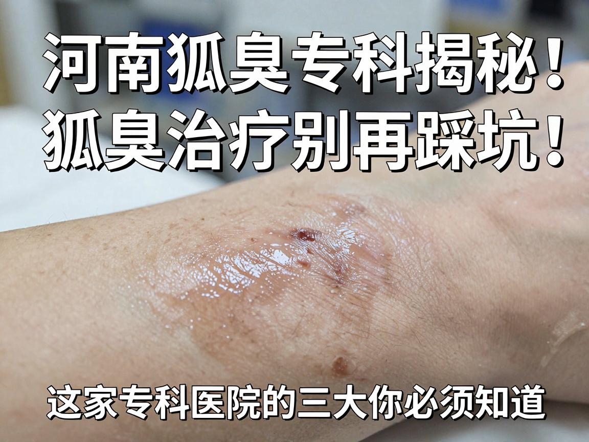 河南狐臭专科揭秘，狐臭治疗别再踩坑，这家专科医院的三大真相你必须知道