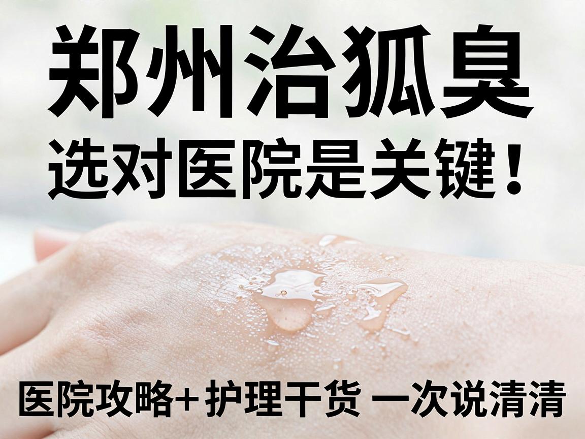 郑州治狐臭，选对医院是关键！医院攻略+护理干货一次说清