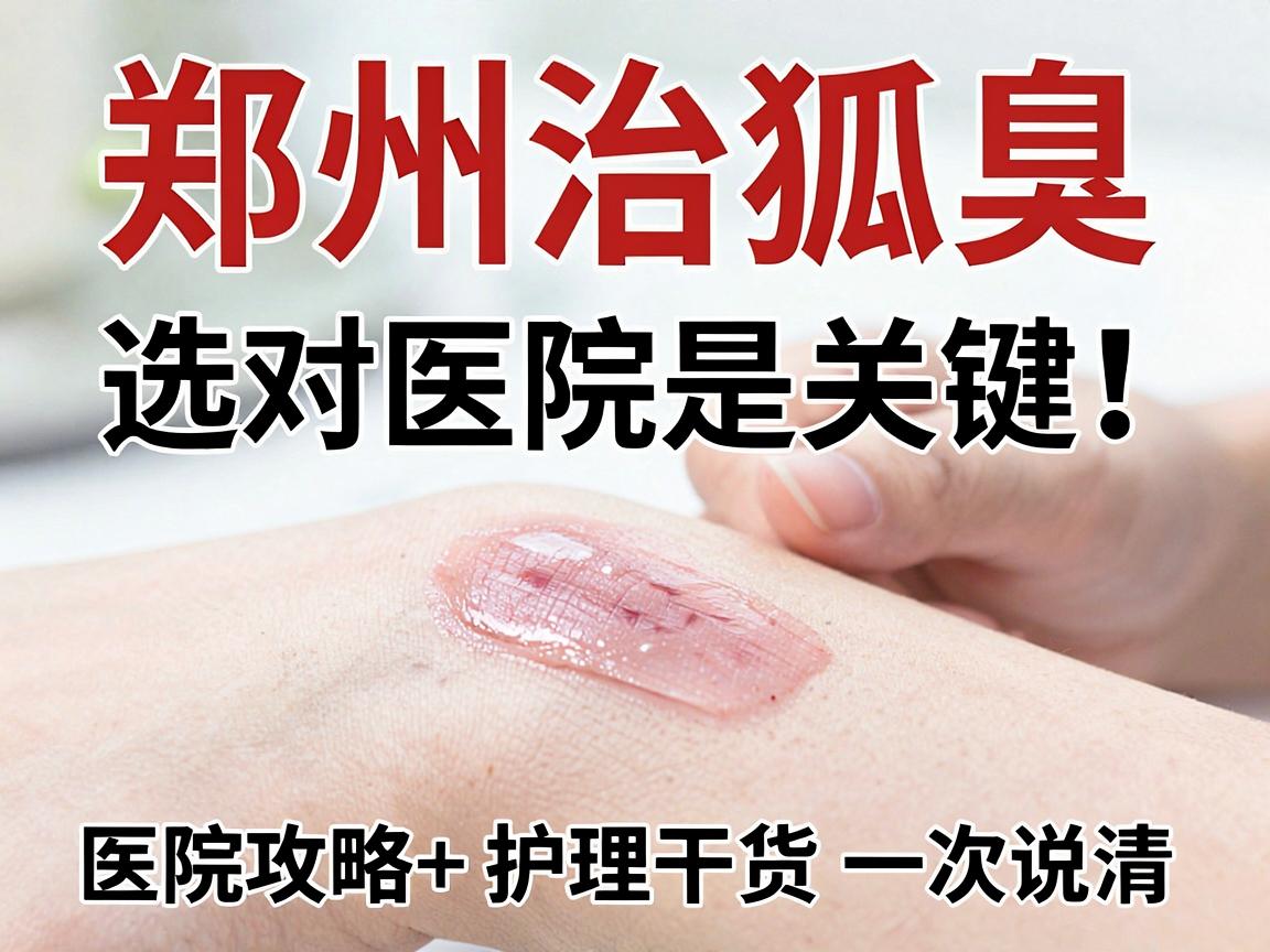 郑州治狐臭，选对医院是关键！医院攻略+护理干货一次说清
