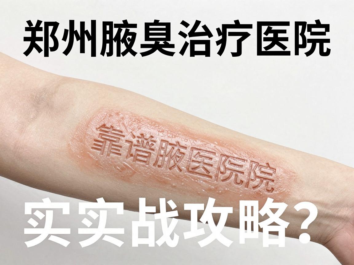 郑州靠谱腋臭医院怎么选？郑州腋臭治疗医院实战攻略